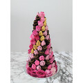 65cm Elegant Black Pink Strawberry Tower (XXL)